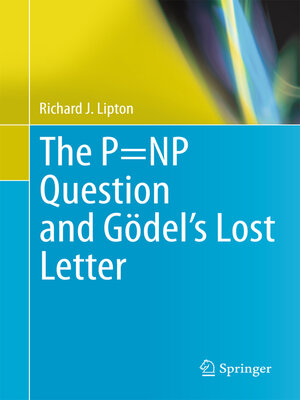 cover image of The P=NP Question and Gödel's Lost Letter